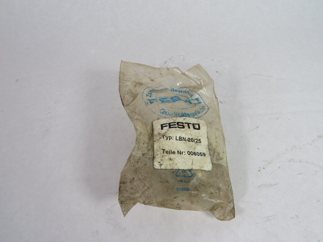 FESTO LBN-20/25 006059 E1 DOPPIO SUPPORTO ORECCHINO NUOVO